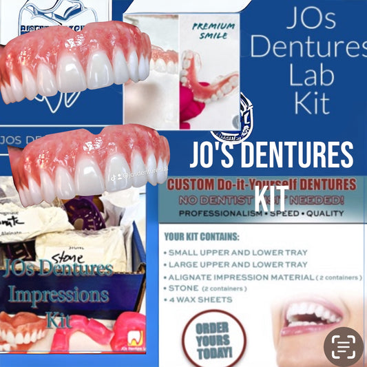 Jos’ Dentures: Smile dentures Kit  for just one arch.